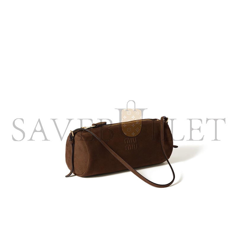 MIU MIU SUEDE LEATHER POUCH 5NE851 (22*9*9cm) MIU MIU SUEDE LEATHER POUCH 5NE851 (22*9*9cm)